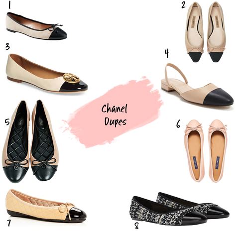 chanel slingback heels dupe|chanel ballet flats dupe.